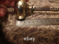 Old Antique door rim lock, Key, Brass Handles Backplate & Keeper 18cm x 11.6cm
