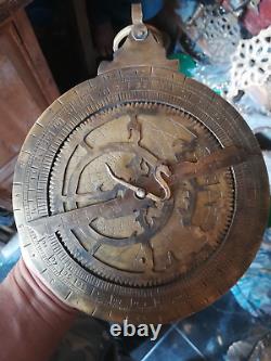 Old Astrolabe, very heavy, well handmade Antique Extremely Rare Bedouin Arabian