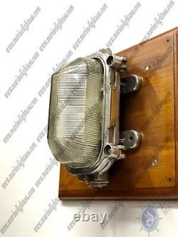 Old Authentic Reclaimed Aluminum Wall/Ceiling Mount Antique Bulkhead Light