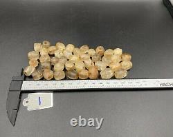 Old Bead Antique Himalayan Crystals Prayer Amulet Beads From Ancient Bronze Age
