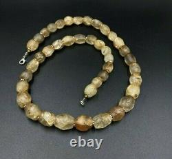 Old Bead Antique Himalayan Crystals Prayer Amulet Beads From Ancient Bronze Age