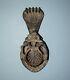 Old Brass Kaliya Naag Doorbell Five Headed Snake Myth Antique Door Knocker HK215