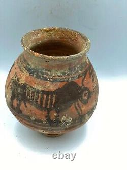 Old Indus Valley Pottery Antiquity Painted Water Pitcher Vessel C. 3000-2000 BC