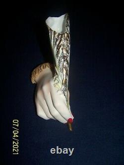 Old Rare Vintage Antique Ardalt-lenwile Bisque Figurine Quil Pen/pencil Holder