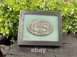 Old Rare Vintage Antique Civil War Style Relic Confederate CS Belt Buckle