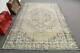 Old Rug, Oushak Rugs, Vintage Rug, Turkish Rugs, 5.8x8.7 ft Large Rug, Cool Rug