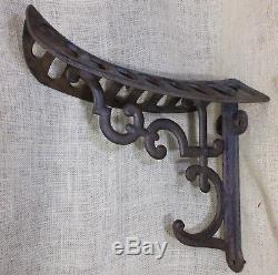 Old Saddle Rack Holder Bracket Harness Tack Hook seat cast iron vintage 1800's