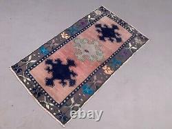 Old Turkish Oushak Rug 148x85 cm vintage carpet Ushak Region Small