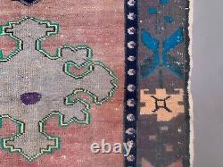 Old Turkish Oushak Rug 148x85 cm vintage carpet Ushak Region Small