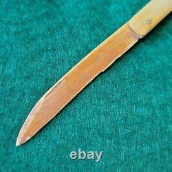 Old Vintage Antique All Bone Slipjoint Folding Pocket Knife