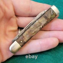 Old Vintage Antique Curtin Clark Fancy Swayback Jack Folding Pocket Knife