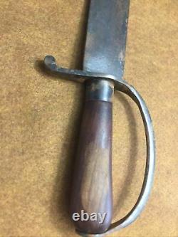 Old Vintage Antique, D Guard, Bowie Marked Hodgkins And Son Macon