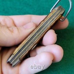 Old Vintage Antique Etched Remington UMC Bone Stag Easy Open Jack Pocket Knife