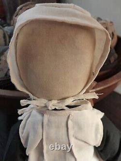 Old Vintage Antique Lancaster Pa Amish Rag Doll. Aafa