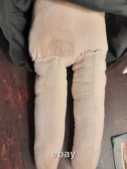 Old Vintage Antique Lancaster Pa Amish Rag Doll. Aafa