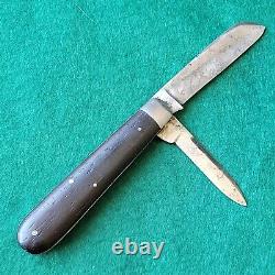 Old Vintage Antique New York Knife Co Barehead Jack Folding Pocket Knife