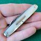 Old Vintage Antique Ulster Knife Co Pearl 4 Blade Pen Folding Pocket Gents Knife