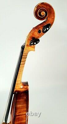 Old Vintage Beautiful Violin, E J Albert And Merk American Made Full 4/4 Size