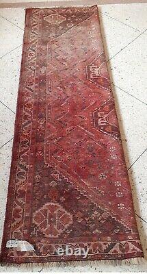 Old Vintage Carpet þersian Handmade Rug 8 x 5.2 ft
