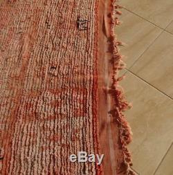 Old Vintage Moroccan Handmade Berber Rug Berber Carpet Wool Rug 11'5 x 5'6'