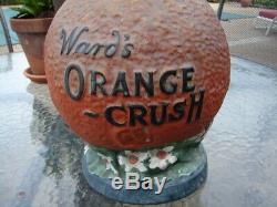 Old Vintage Ward's Orange Crush Syrup Soda Fountain Dispenser Rare Antique 1919