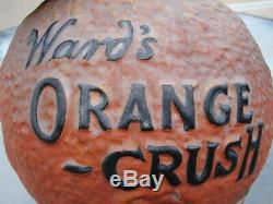 Old Vintage Ward's Orange Crush Syrup Soda Fountain Dispenser Rare Antique 1919