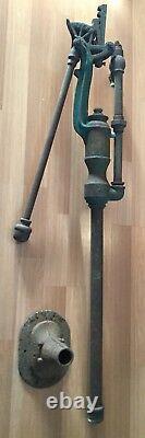 Old Vtg Antique Myers & Bro 1593 Cast Iron 1888 Hand Water Well Pump Cistern