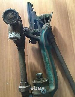 Old Vtg Antique Myers & Bro 1593 Cast Iron 1888 Hand Water Well Pump Cistern