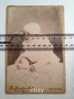 Old antique vintage photograph baby Selwyn Rutledge Fletcher born 21 Oct 1890