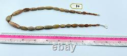 Old beads antique vintage jewelry Carnelian agate stone strand