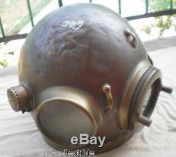Old vintage English HEINKE Pearlier Diving Helmet, about 1900