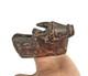 Original 1850s Old Antique Vintage Rose Wood Hand Craved Wooden Nandi Cow Statue