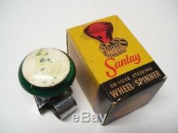 Original 1950' s Vintage Rat Hot rod Pinup Steering wheel knob gas oil original