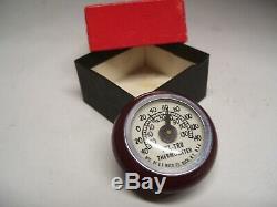 Original 1950' s Vintage nos mint Tel-tru dash Thermometer gauge old Rat Hot rod