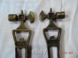 Original Old Antique Vintage Solid Brass Bar Royal Unique BOTTLE OPENER #01