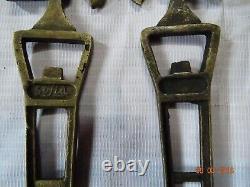 Original Old Antique Vintage Solid Brass Bar Royal Unique BOTTLE OPENER #01