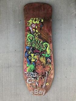 Original Old School Sims Kevin Staab Skateboard Vintage Pirate Deck