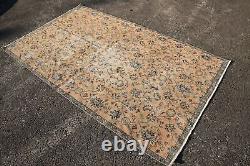 Oushak Rugs, Turkish Rug, Vintage Rug, Wool Rugs, 4.9x8.2 ft Large Rug, Old Rug