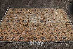 Oushak Rugs, Turkish Rug, Vintage Rug, Wool Rugs, 4.9x8.2 ft Large Rug, Old Rug