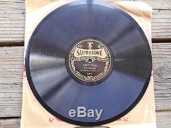 RARE ANTIQUE BLUEGRASS OLD-TIME SINGING With BANJO JOHN HAMMOND 78 RPM RECORD