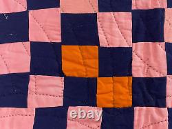 RARE Antique Old Vintage African Americana Black Folk Art Quilt, Gee's Bend