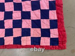 RARE Antique Old Vintage African Americana Black Folk Art Quilt, Gee's Bend