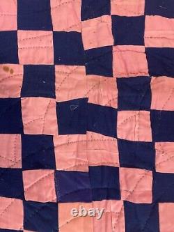 RARE Antique Old Vintage African Americana Black Folk Art Quilt, Gee's Bend