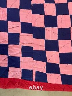 RARE Antique Old Vintage African Americana Black Folk Art Quilt, Gee's Bend