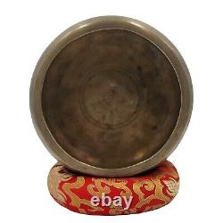 RARE Old Antique Hand Beaten Mani Singing Bowl Buddhist Tibetan Vintage Nepal