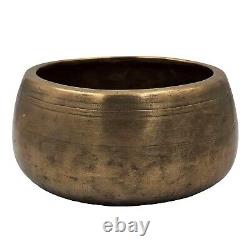 RARE Old Antique Hand Beaten Mani Singing Bowl Buddhist Tibetan Vintage Nepal