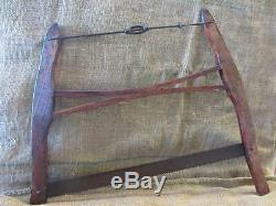 RARE Vintage Buck Bow Saw Small Size Antique Old Hardwood Wood Lumber 9699