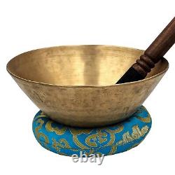 RARE old Antique Hand Beaten Yoga Singing Bowl Buddhist Tibetan Vintage Nepal