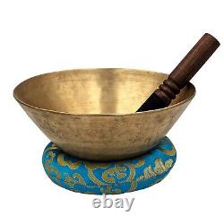 RARE old Antique Hand Beaten Yoga Singing Bowl Buddhist Tibetan Vintage Nepal