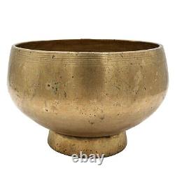 Rare 80 Years Old Antique Hand Beaten Singing Bowl Bronze Tibetan Vintage Nepal